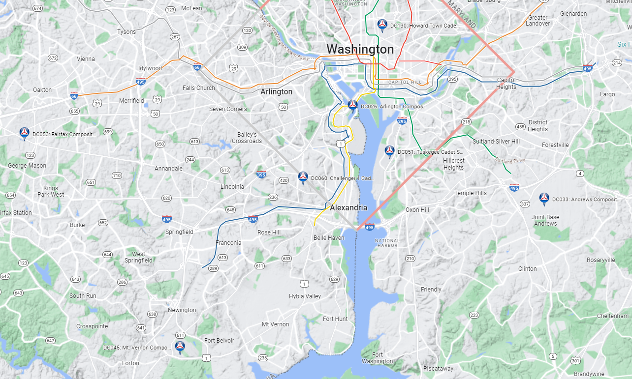 Squadron Location Map